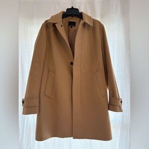 Banana Republic Italian Fabric Wool Blend Coat – Men’s Medium Camel Topcoat